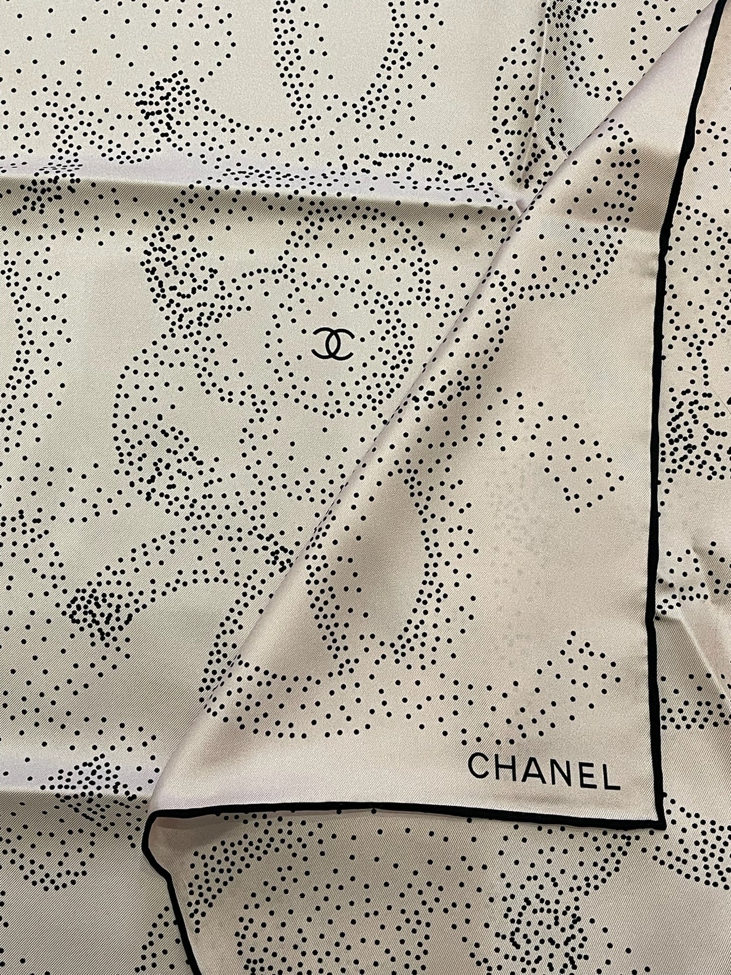 Foulard Chanel Rose Pale
