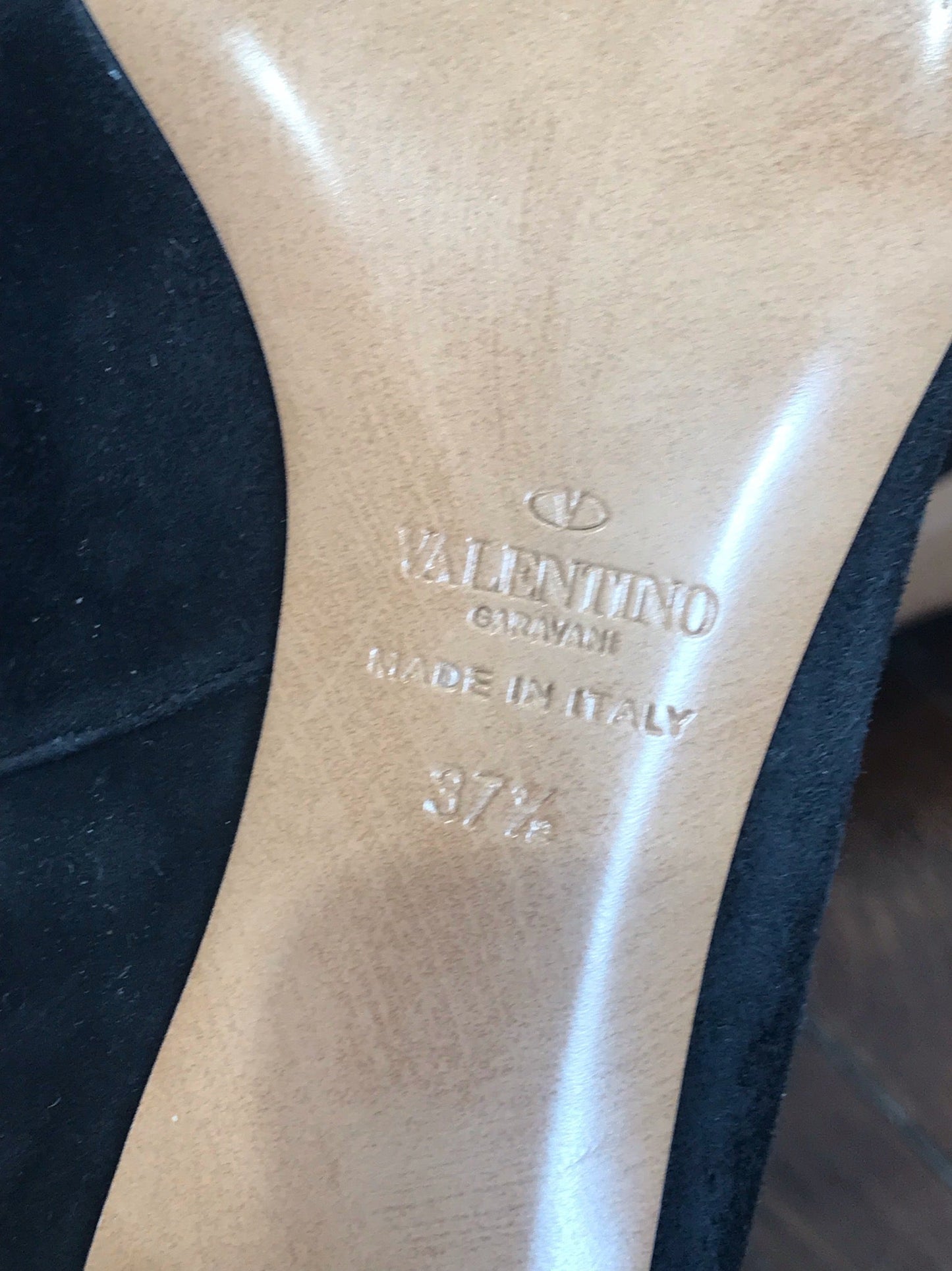 Bottes Valentino noires T.37,5