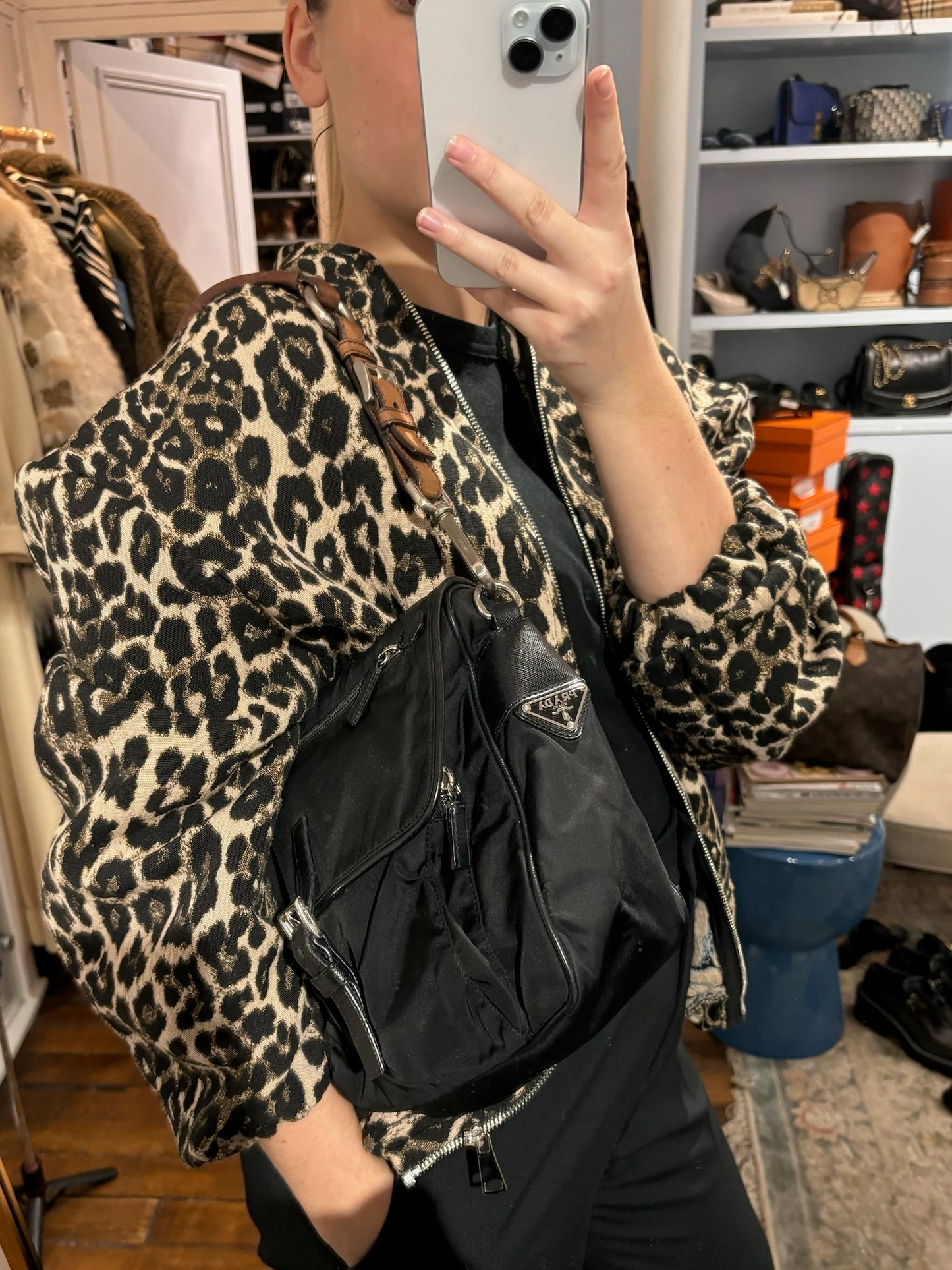 Sac Prada nylon noir