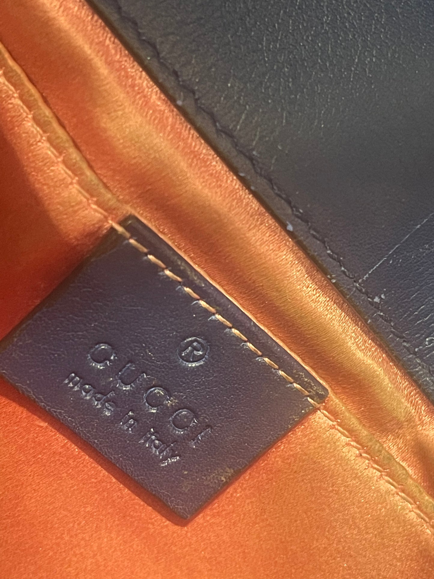Sac Gucci Marmont Bleu