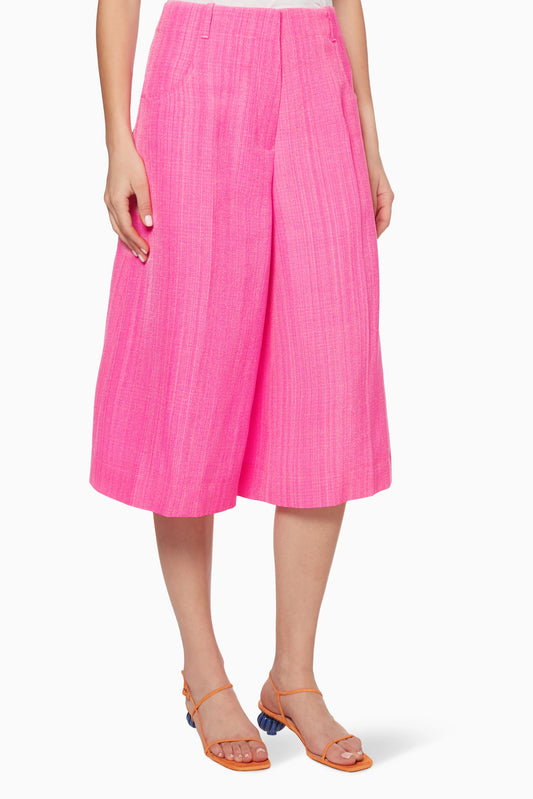 Bermuda Jacquemus rose T.34