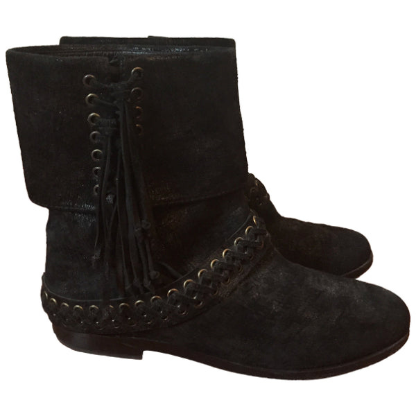 Bottines Balmain Noires T.36