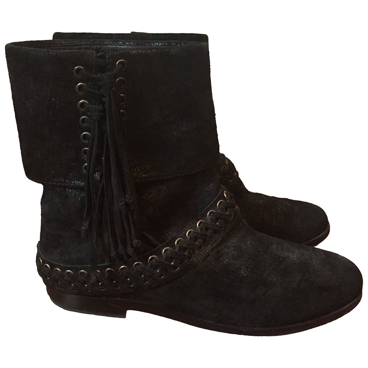 Bottines Balmain Noires T.36