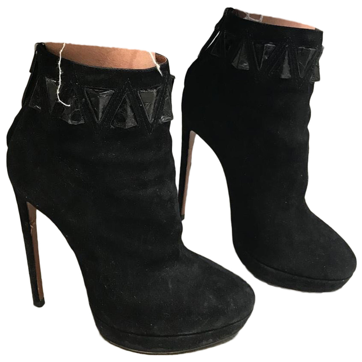 Boots Alaia en daim T.37