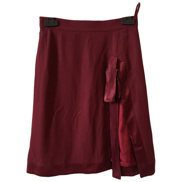Jupe Balenciaga bordeaux T.38