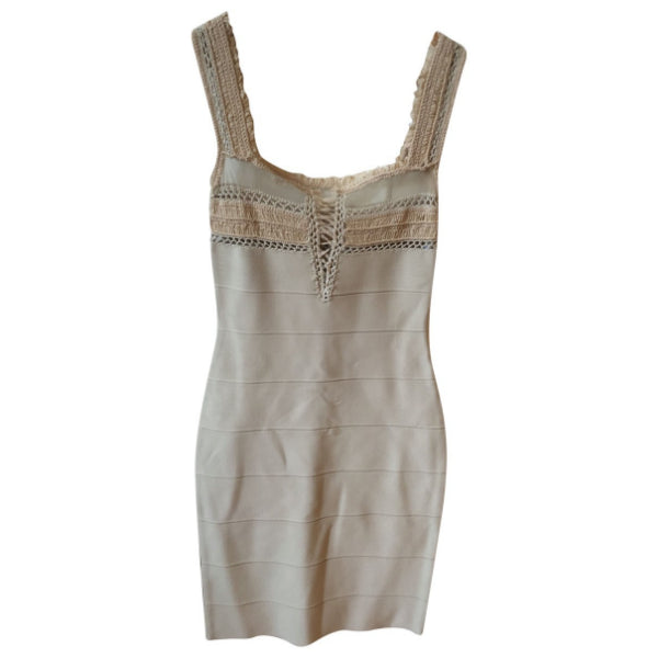 Robe Herve Leger Beige T.S