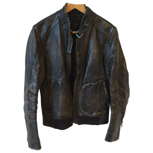 Veste en cuir Marc Jacobs homme T.44