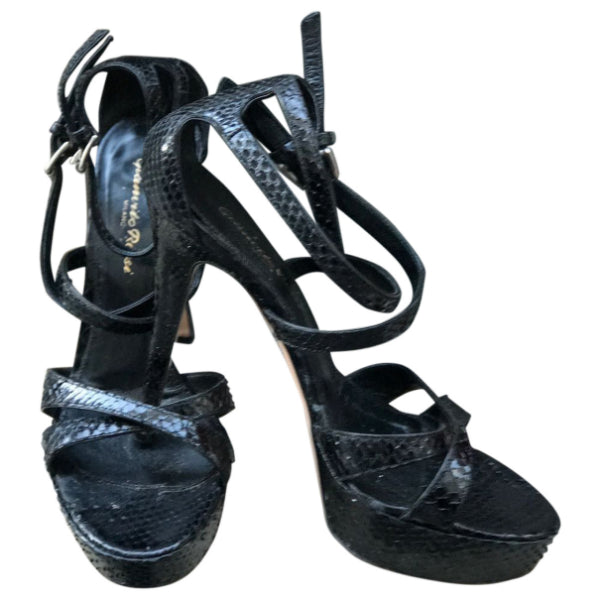 Sandales Gianvito Rossi Python T.37,5