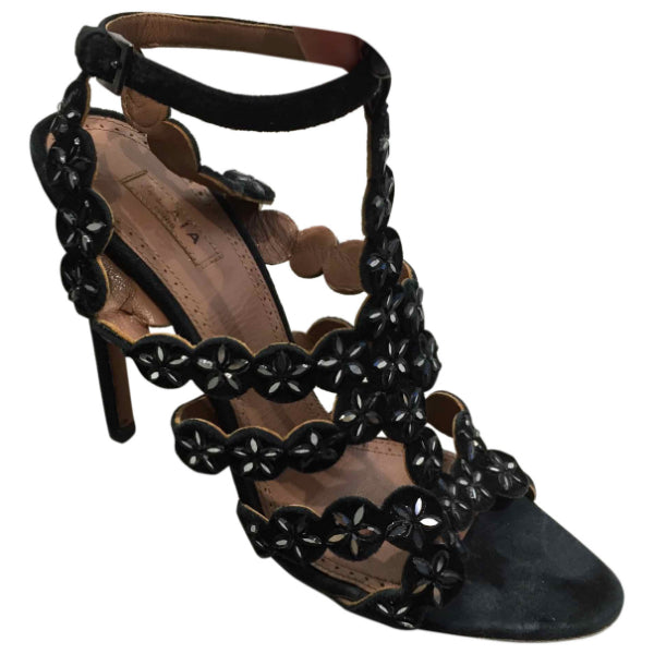 Sandales Alaia noires T.37