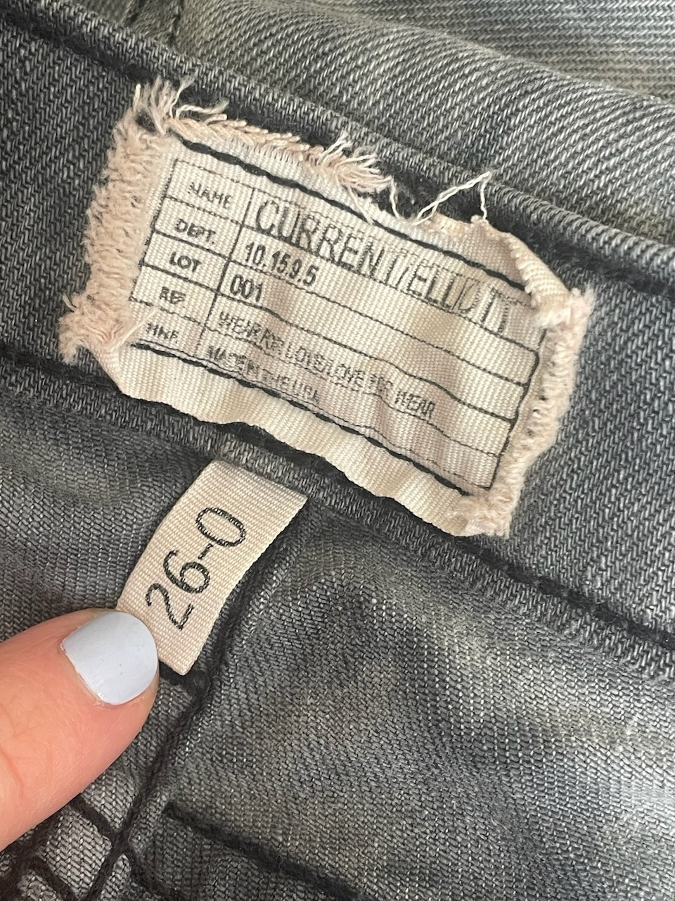 Jeans Current/Elliott gris T.26