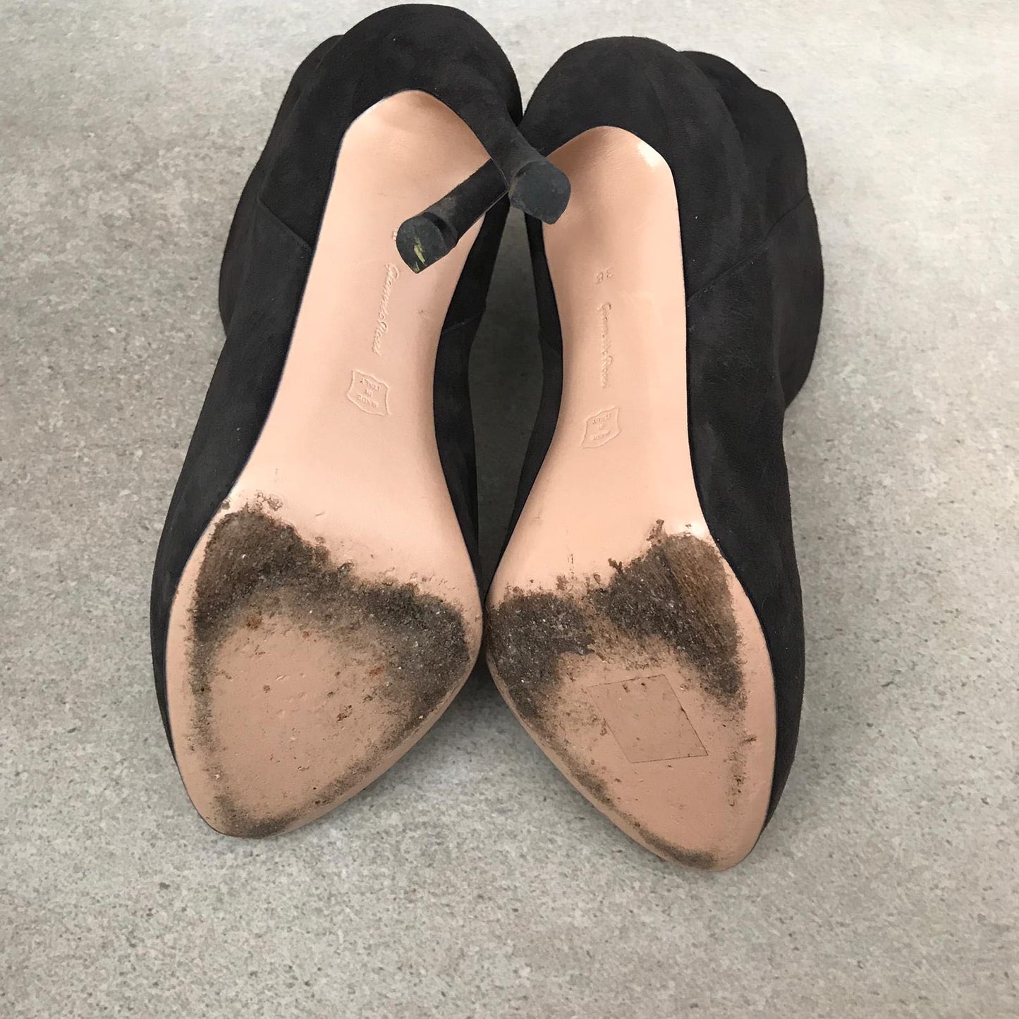 Boots Gianvito Rossi grises T.38