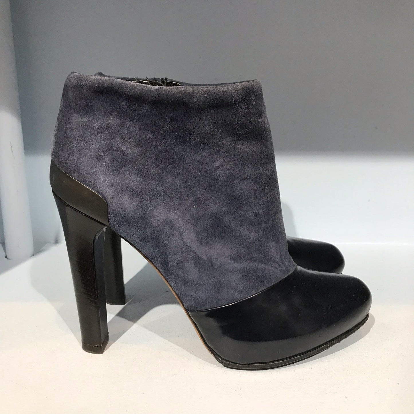 Boots Fendi bleues T.37