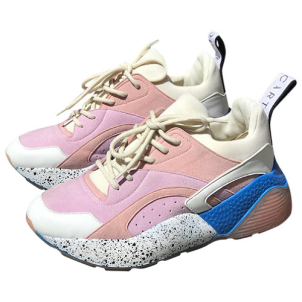 Baskets Stella McCartney roses T.36