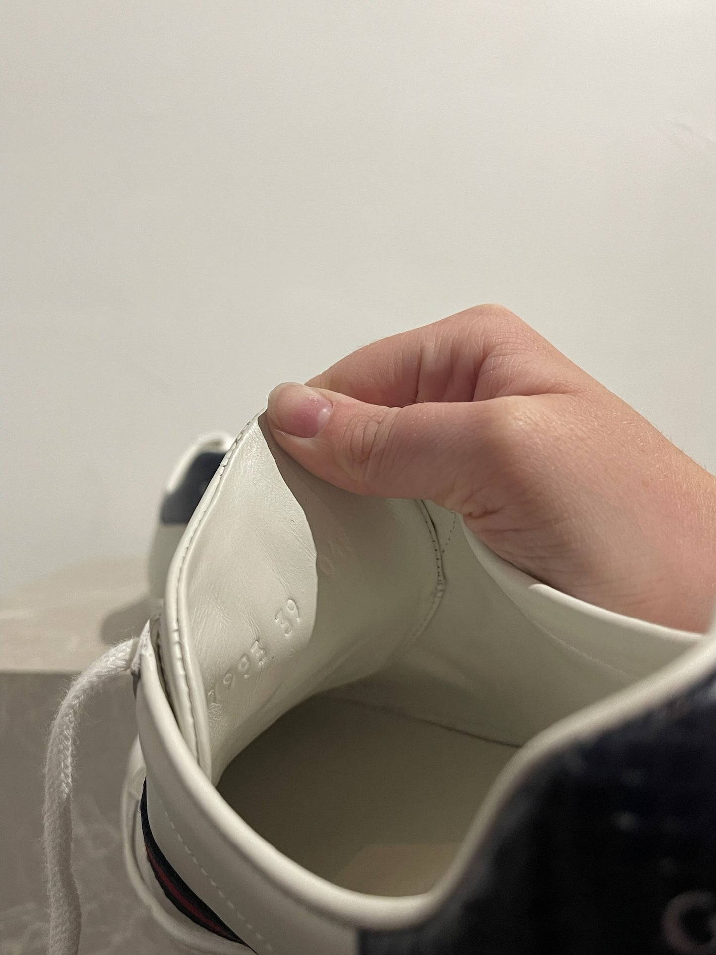 Baskets Gucci Ace blanches T.39