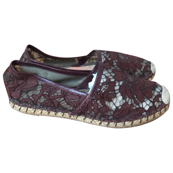Espadrilles Valentino dentelle T.38