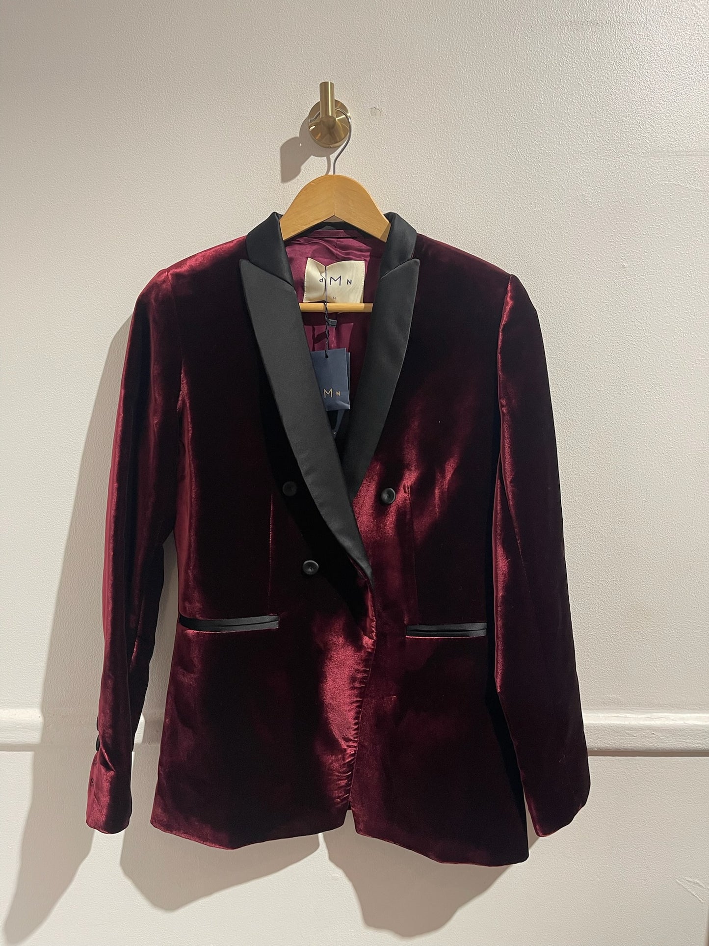 Veste dMn velours T.34 NEUVE