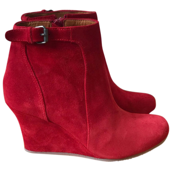 Boots Lanvin rouges T.36