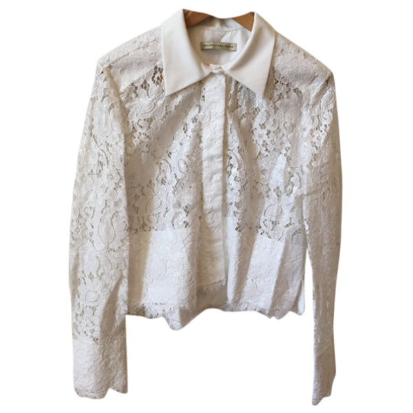 Chemise Balenciaga blanche T.38