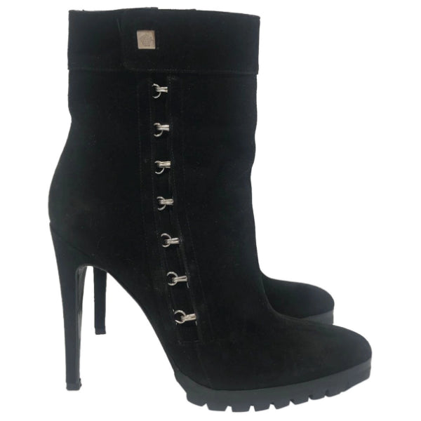 Boots Versace noires T.36