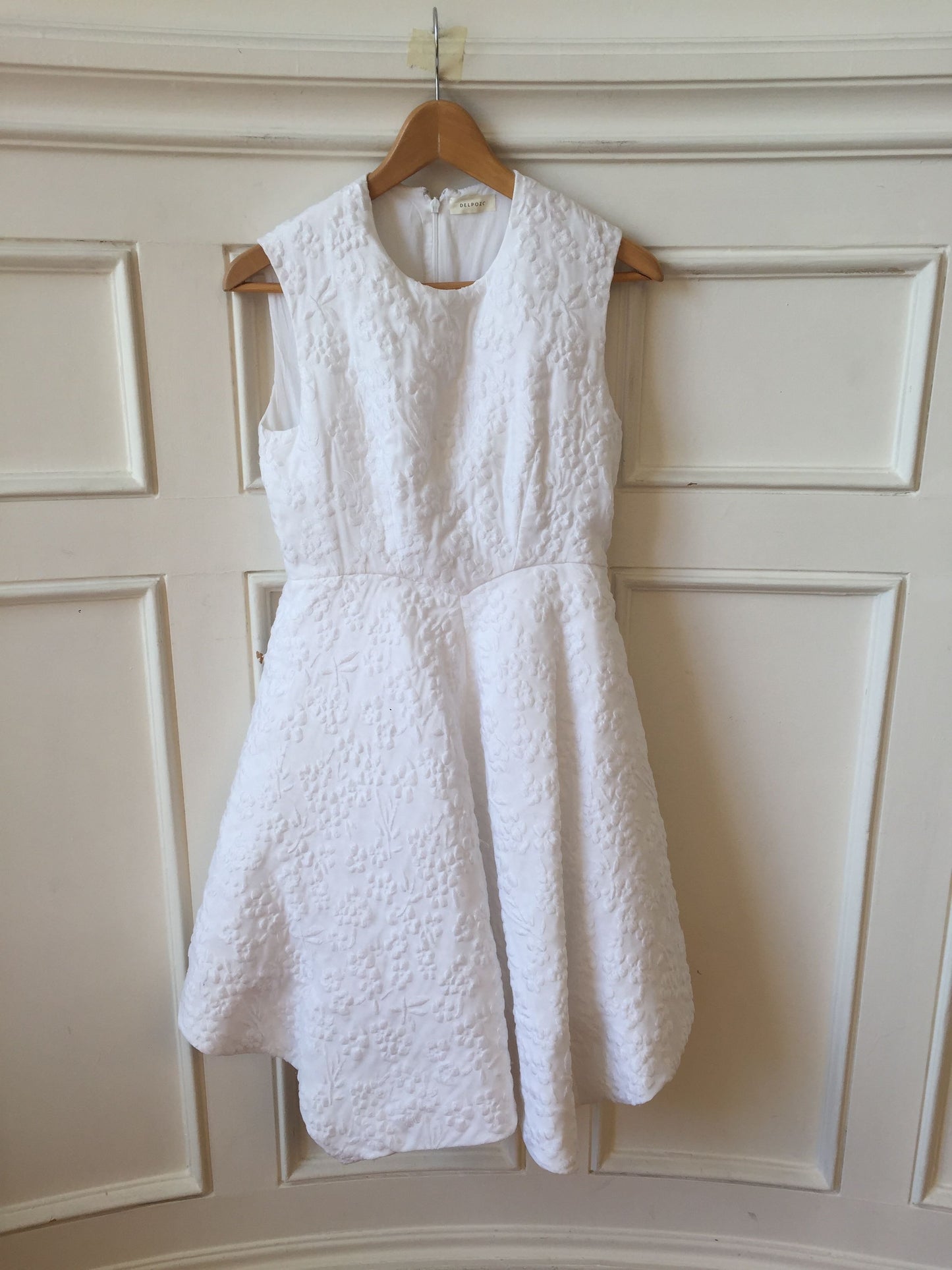 Robe Delpozo blanche T.36