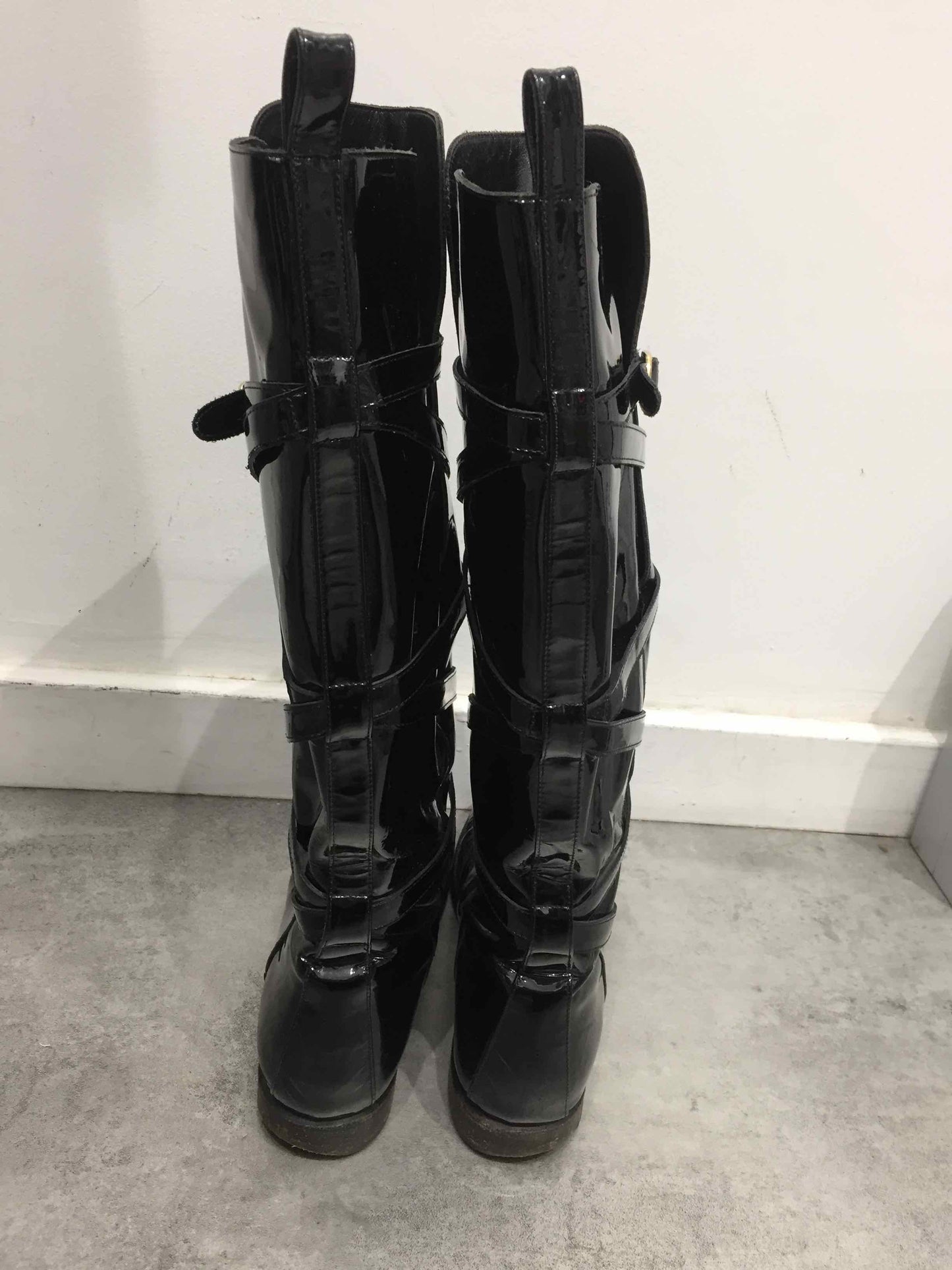 Bottes Yves Saint Laurent noires T.36