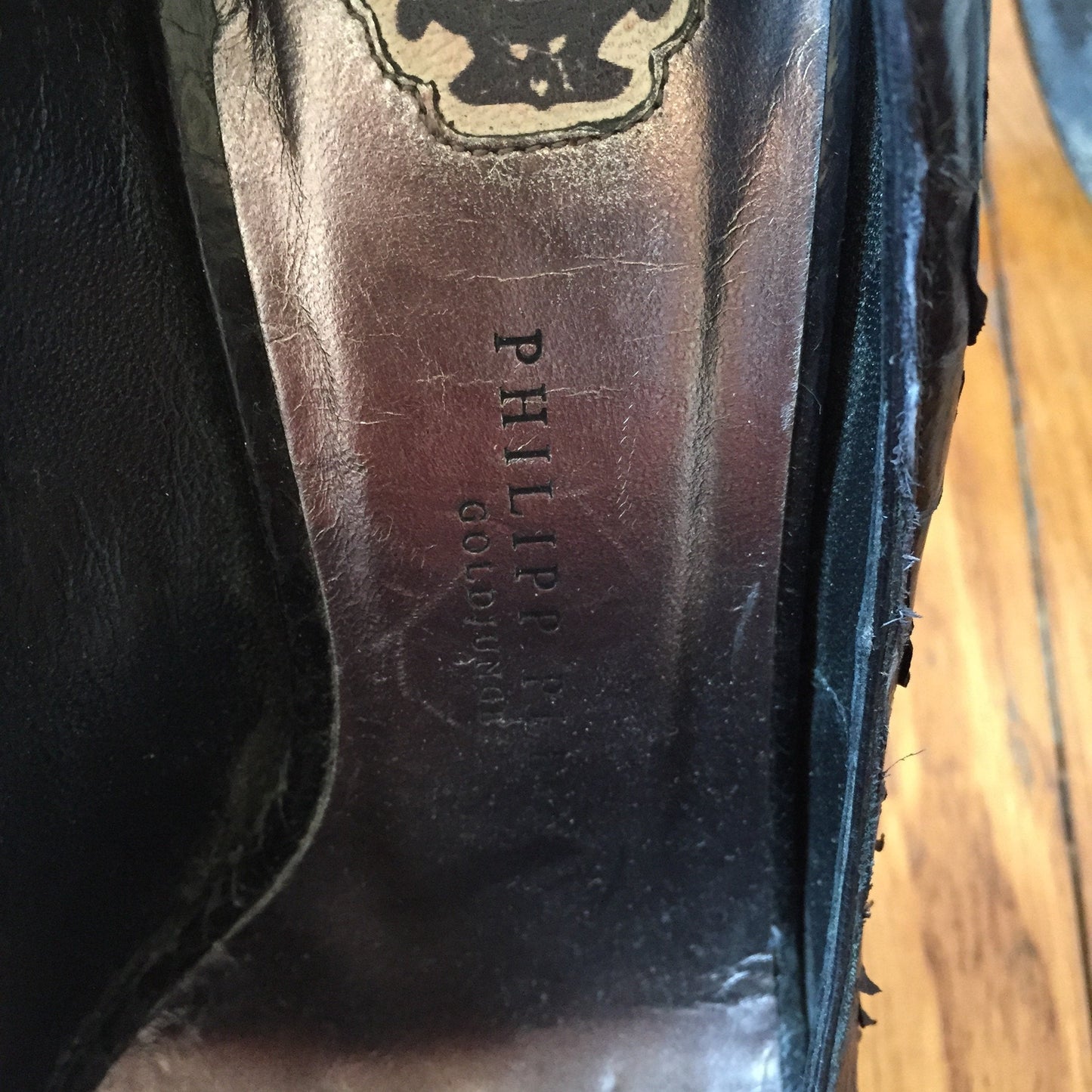 Escarpins Philipp Plein en serpent T.37