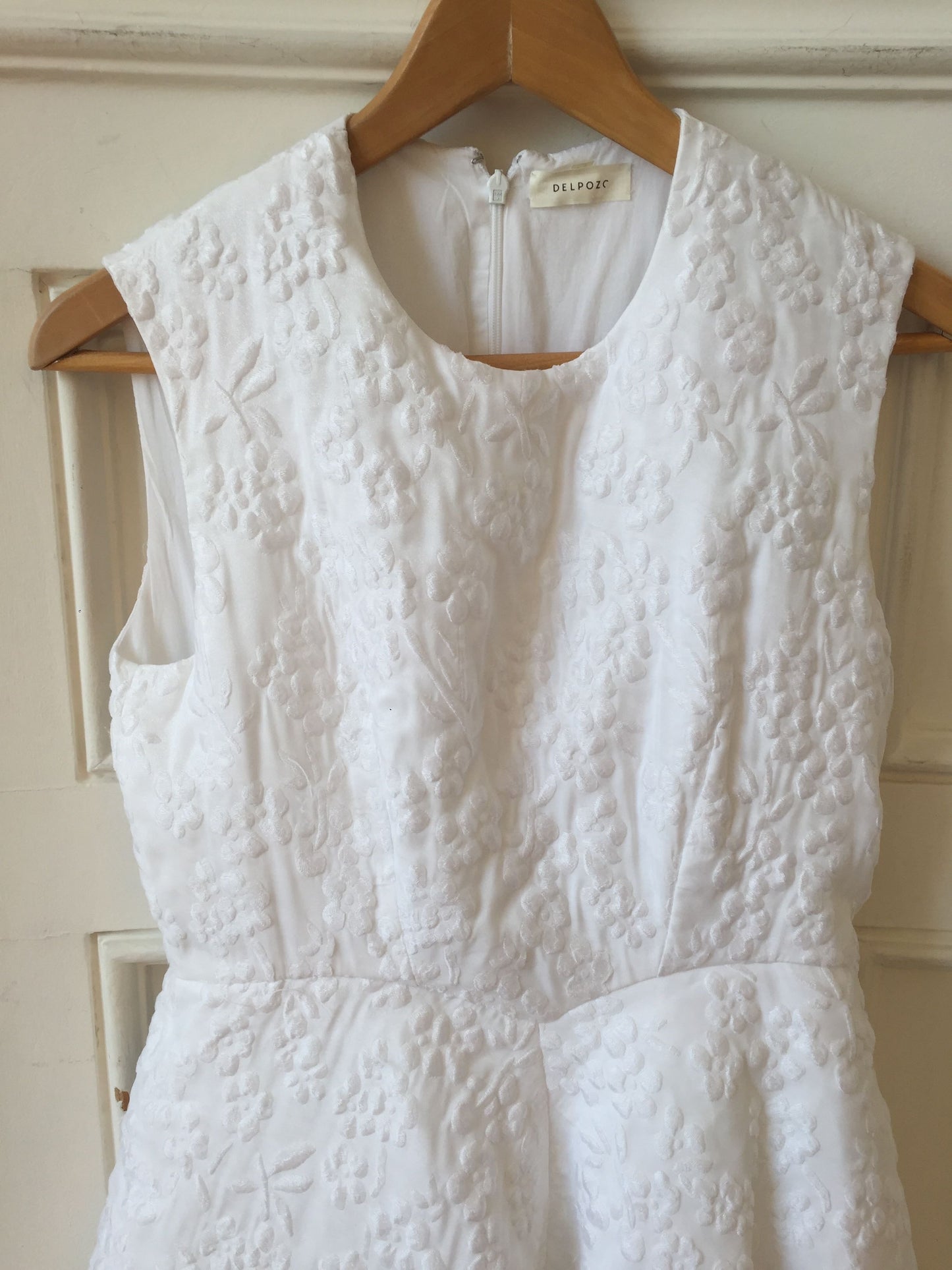 Robe Delpozo blanche T.36