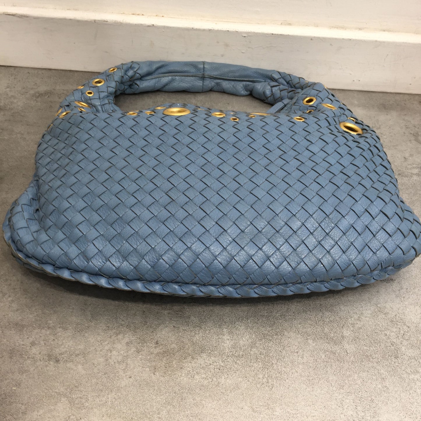 Sac Bottega Veneta Bleu Collector
