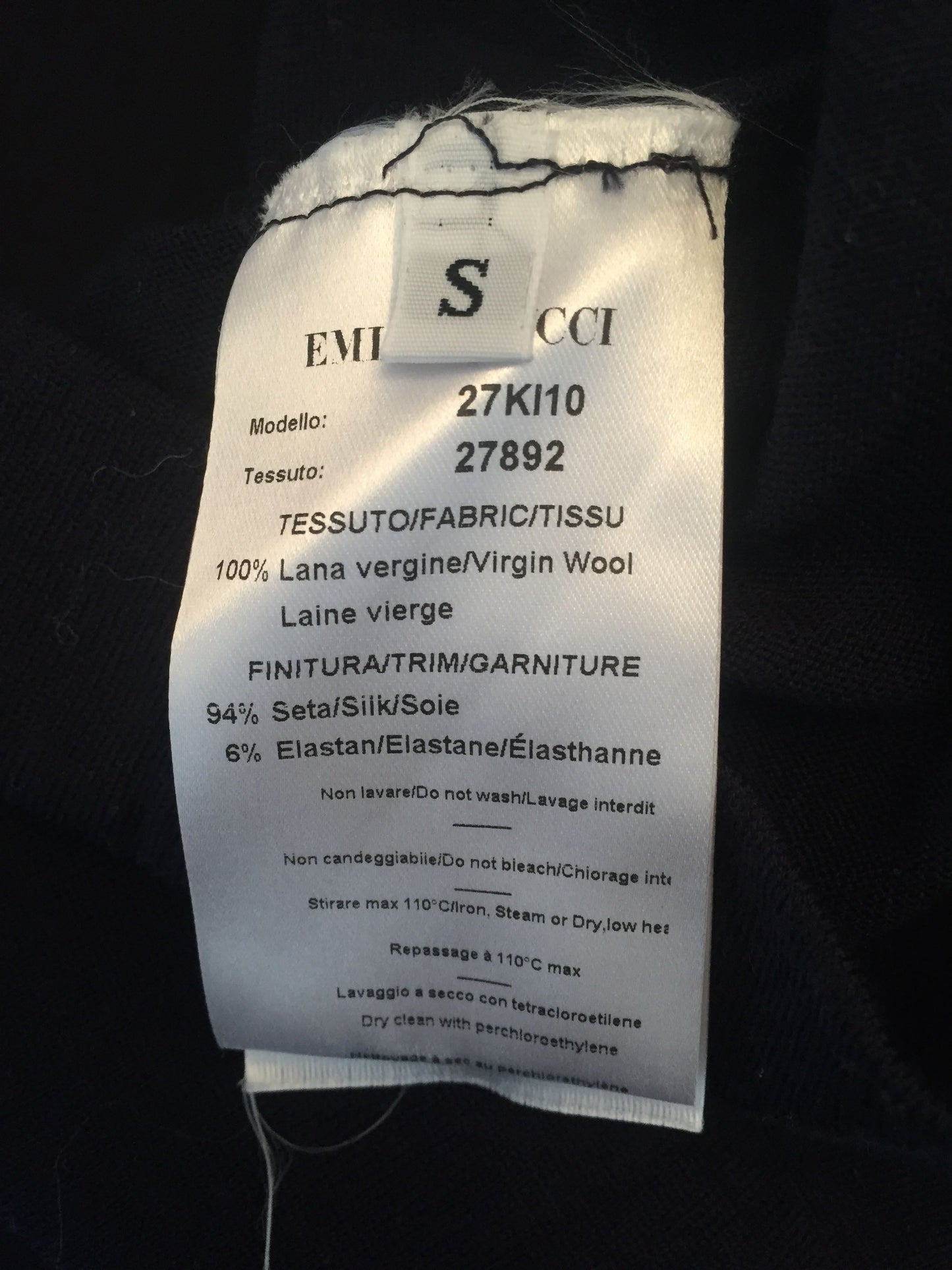 Robe Pucci bleu marine T.S