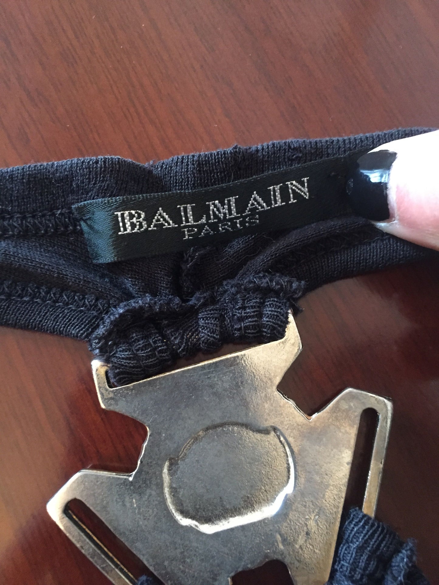 Top Balmain noir T.36