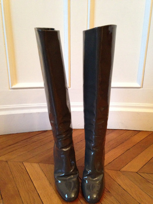 Bottes Bottega Veneta Grises T.38,5