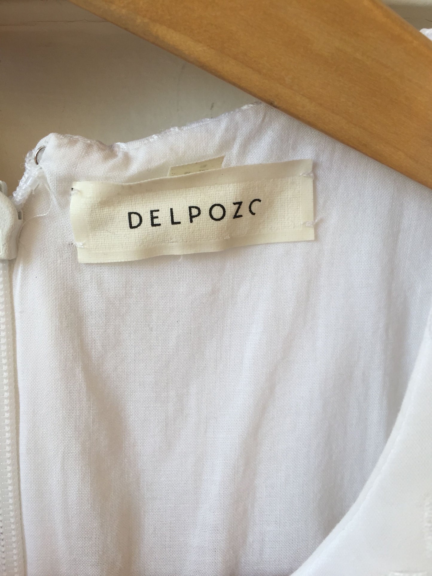 Robe Delpozo blanche T.36