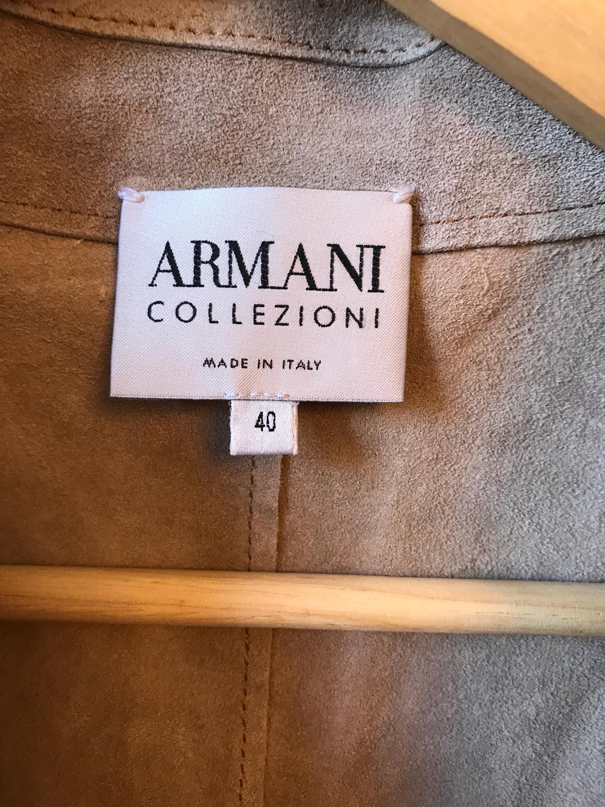 Manteau Armani daim T.36
