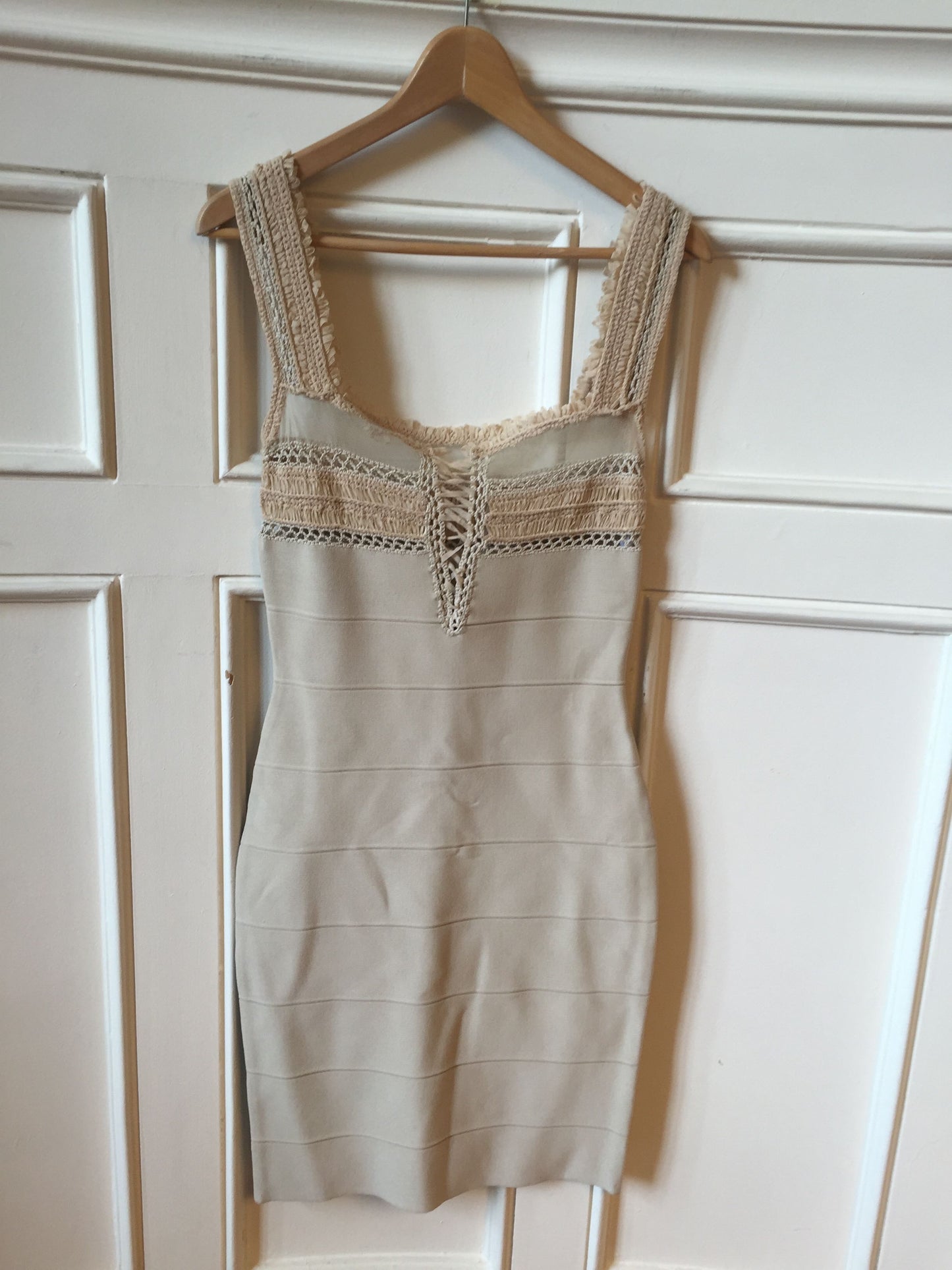 Robe Herve Leger Beige T.S