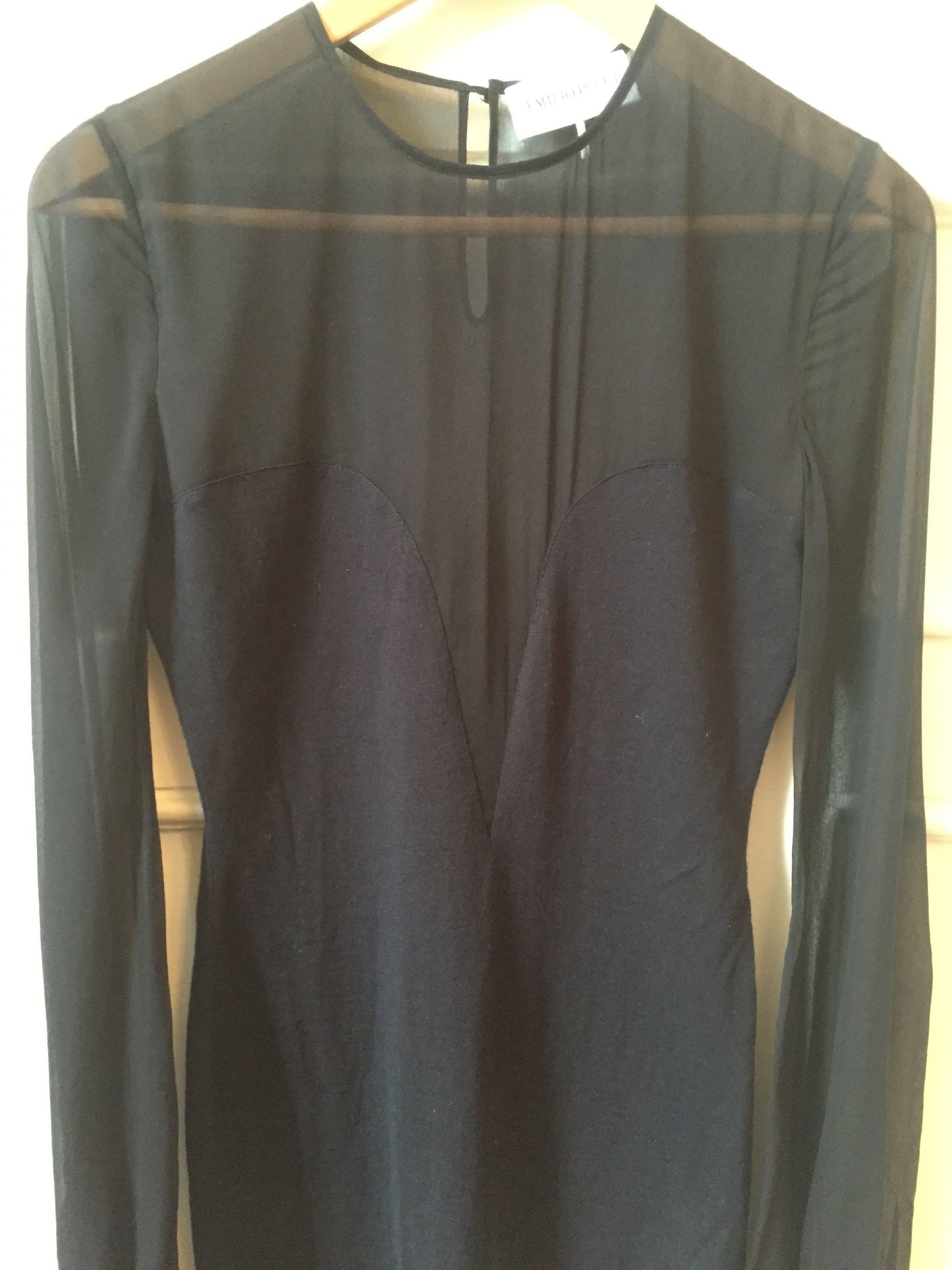 Robe Pucci bleu marine T.S