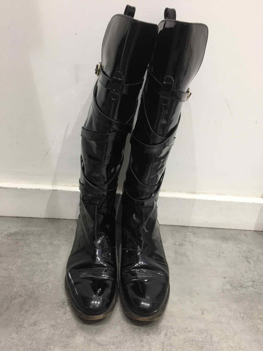 Bottes Yves Saint Laurent noires T.36
