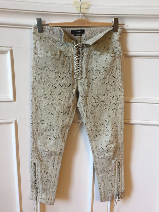Pantalon Isabel Marant beige T.36
