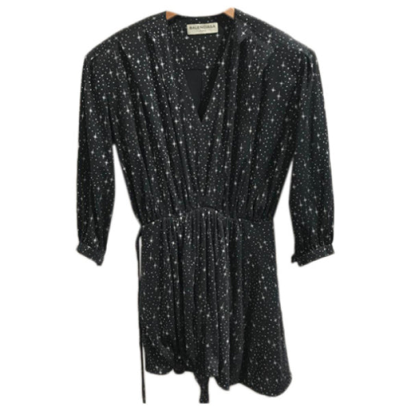 Robe Balenciaga noire T.38