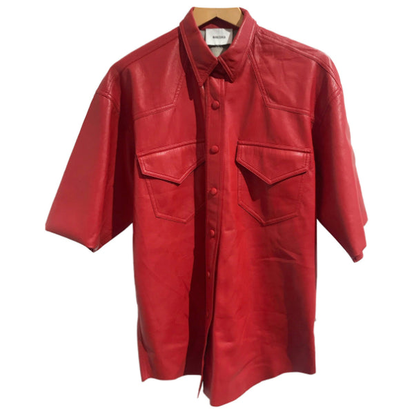 Chemise Nanushka rouge T.XS