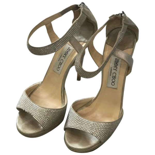 Sandales Jimmy Choo strass T.36