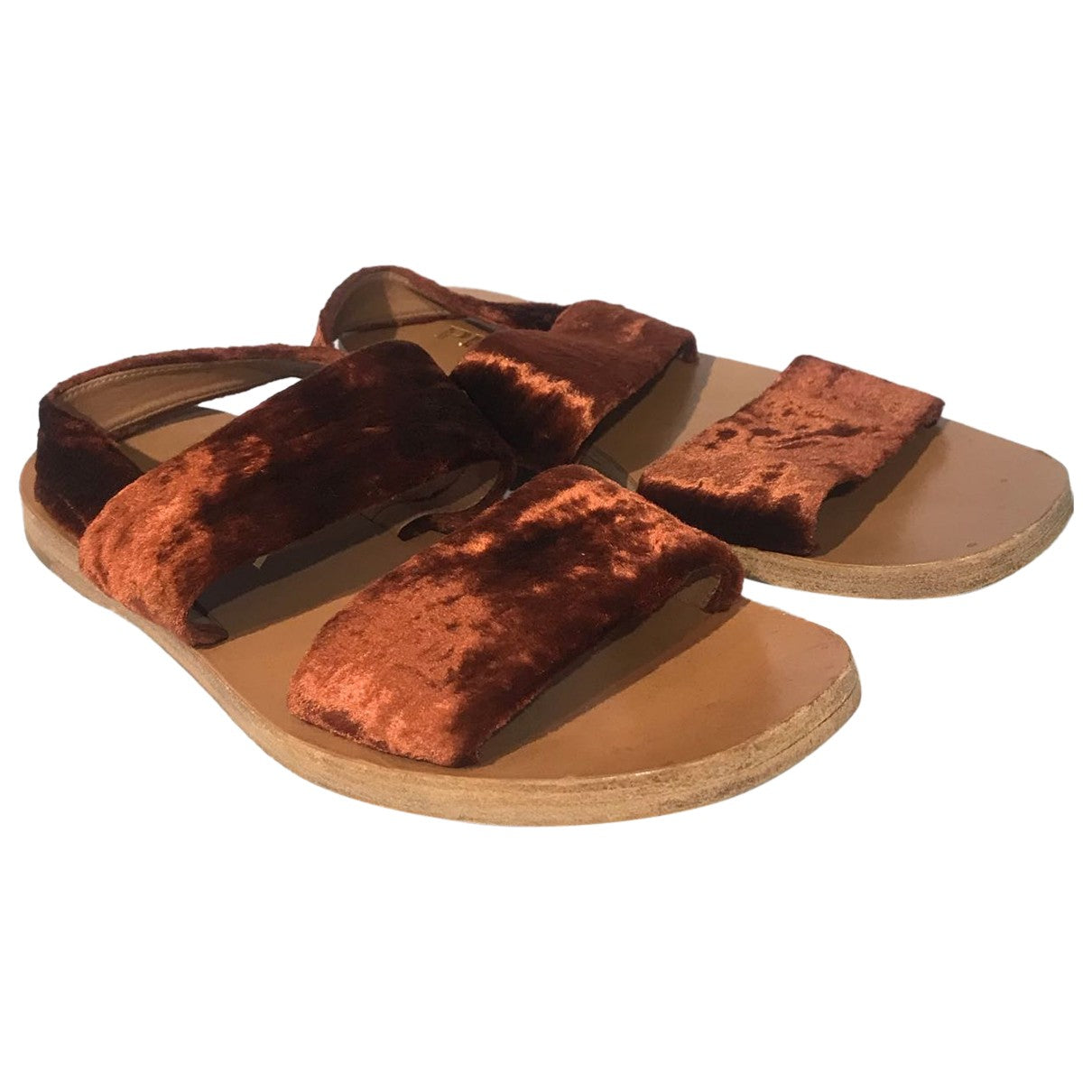 Sandales Prada velours T.36
