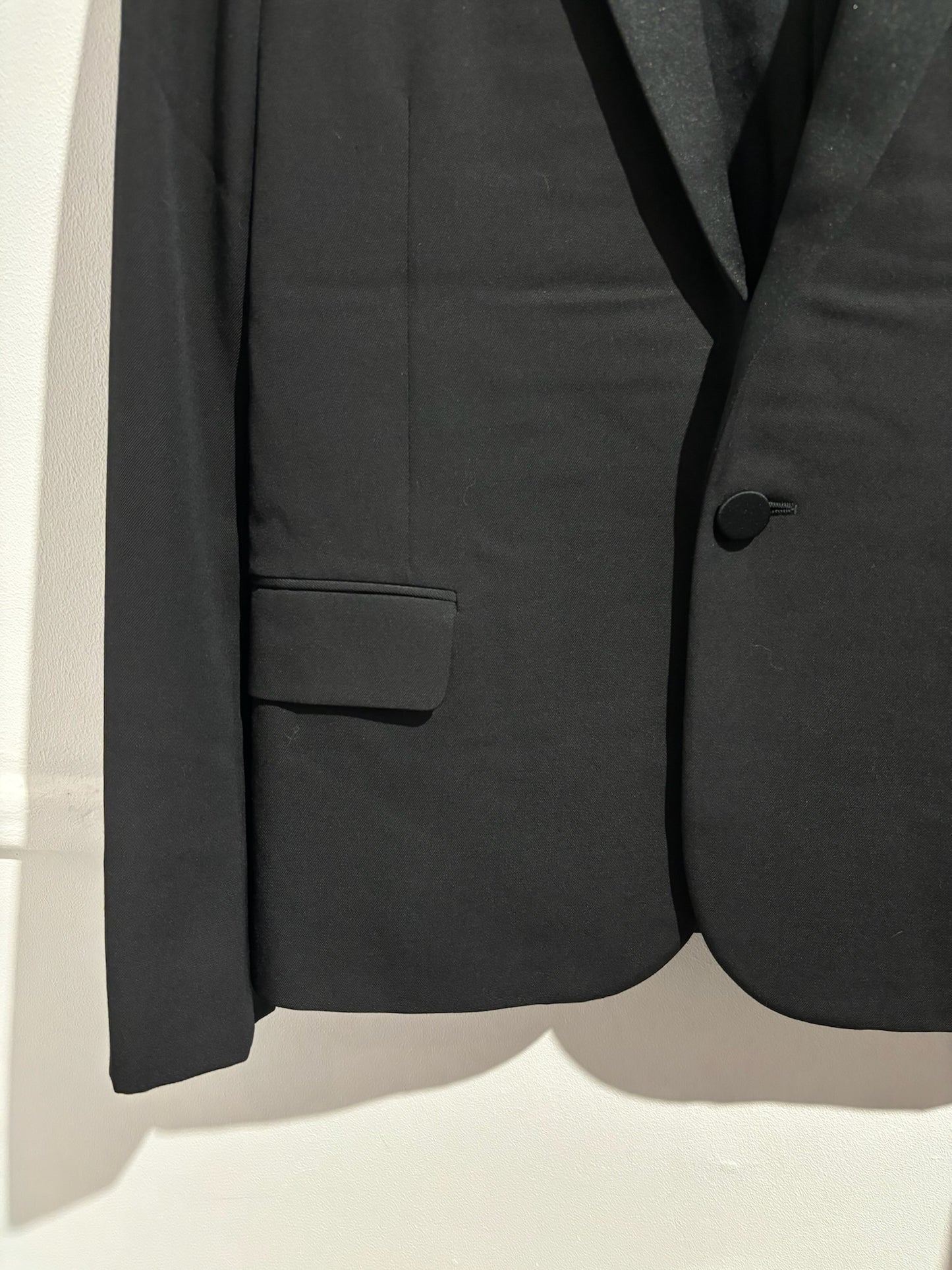 Veste smocking Saint Laurent noir T.38