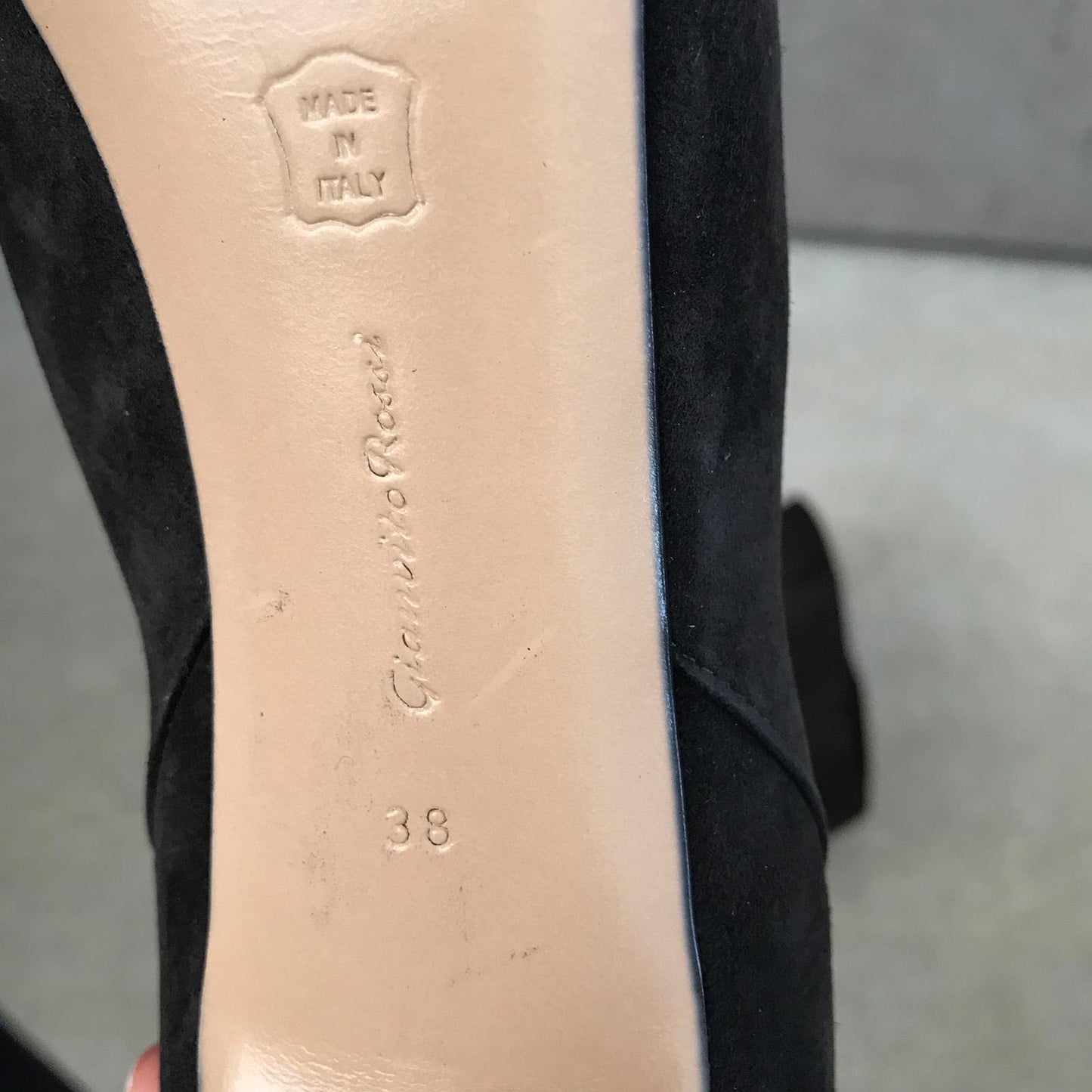 Boots Gianvito Rossi grises T.38
