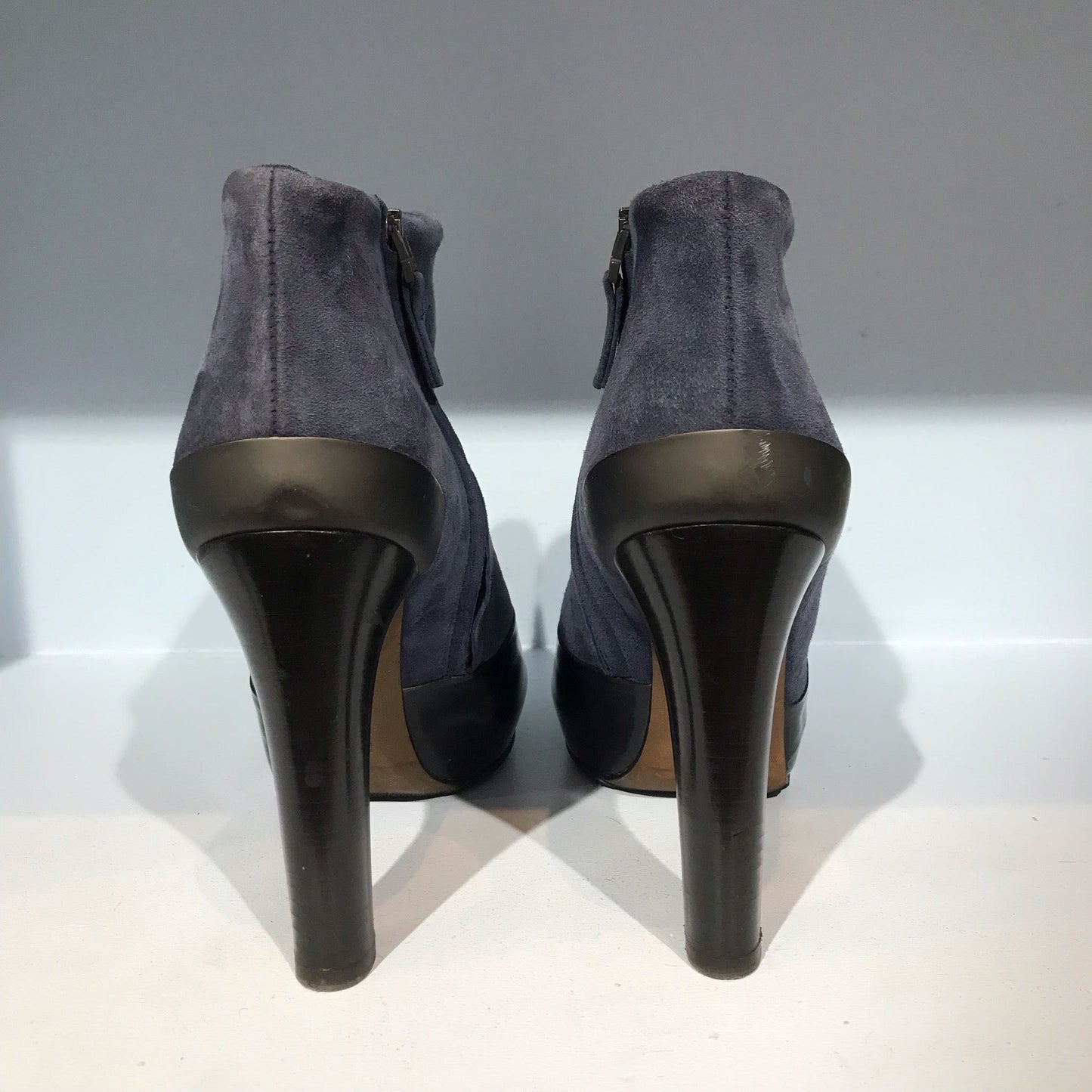 Boots Fendi bleues T.37