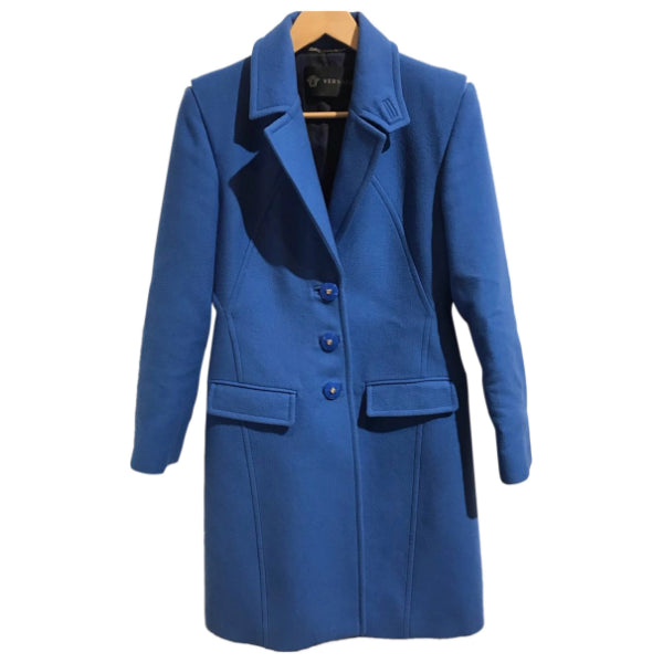 Manteau Versace bleu T.38