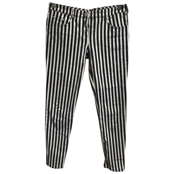 Jeans Balmain rayé T.40
