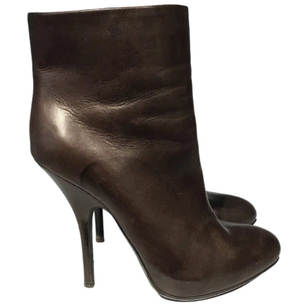 Boots Lanvin marrons T.37,5