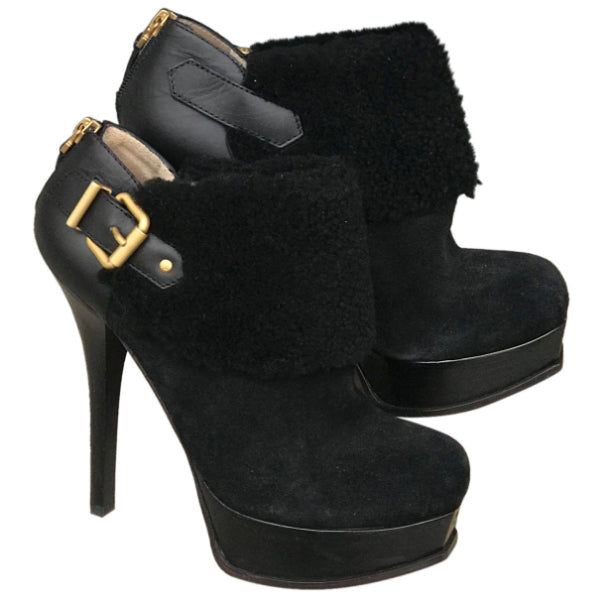 Boots Fendi noires T.39,5