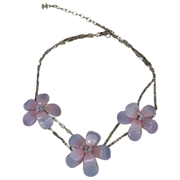Parure bijoux Chanel fleurs