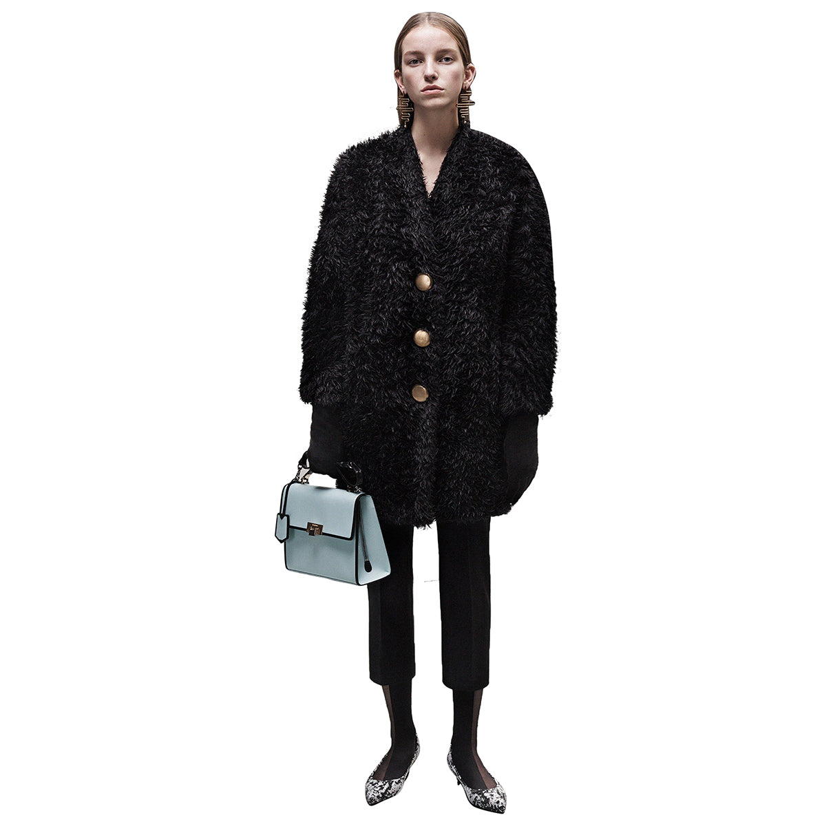 Manteau Balenciaga Shearling T.36
